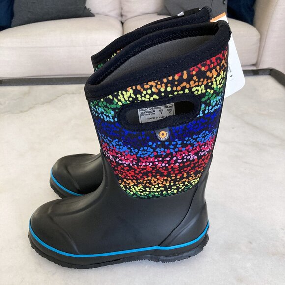 NWT! New with tags Bogs Classic waterproof boots / rain boots / snow boots - Picture 10 of 11